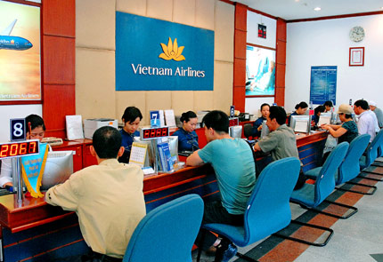 đại lý vé máy bay Vietnam Airline